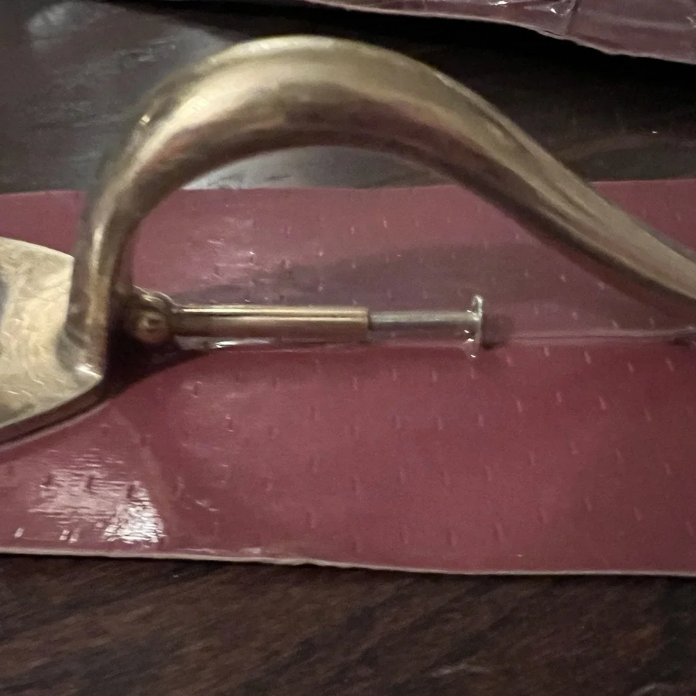 2 Vtg Brass Gainsborough Push Pull Door Handles  13